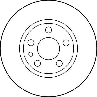 TRW DF2754 - Tarcza hamulcowa