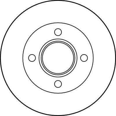 TRW DF2753 - Tarcza hamulcowa