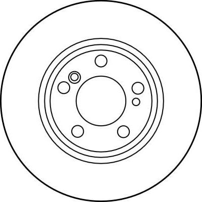 TRW DF2757 - TARCZA HAM. DB T. W202-203-W210-W124 93-11