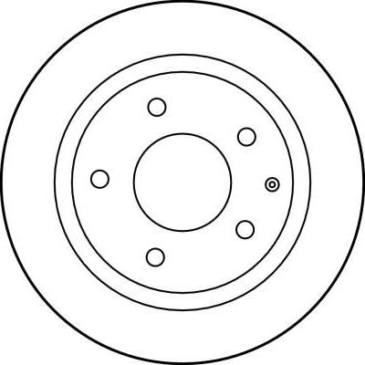 TRW DF2705 - Tarcza hamulcowa
