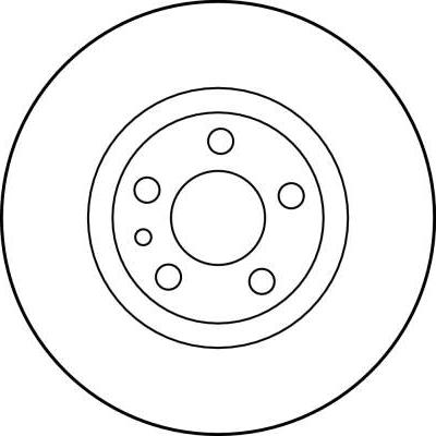 TRW DF2716 - Tarcza hamulcowa