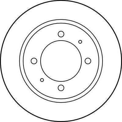 TRW DF2784 - Tarcza hamulcowa