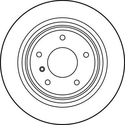 TRW DF2783 - TARCZA HAM. BMW T. E39 96-