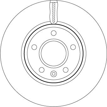 TRW DF7923 - Tarcza hamulcowa