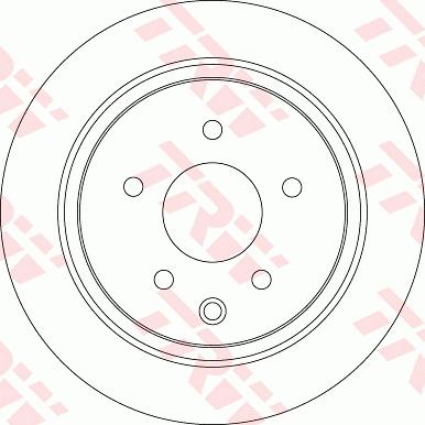 TRW DF7369 — Tarcza hamulcowa