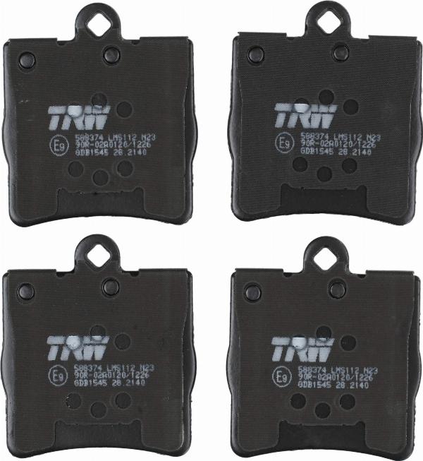 TRW GDB1545 - Klocek hamulcowy kpl.