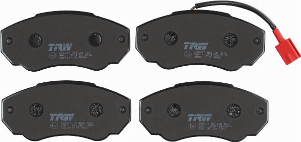 TRW GDB1517 - Klocek hamulcowy kpl.