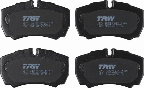 TRW GDB1535 - KLOCKI HAM. IVECO T. DAILY 99-