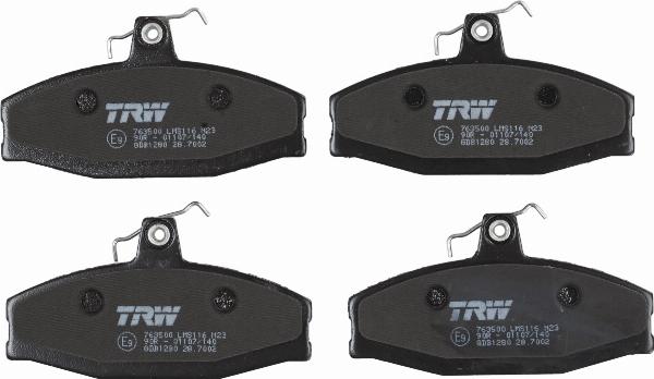 TRW GDB1280 - KLOCKI HAM. VW P. CADDY 1.6-1.9 D 96-00