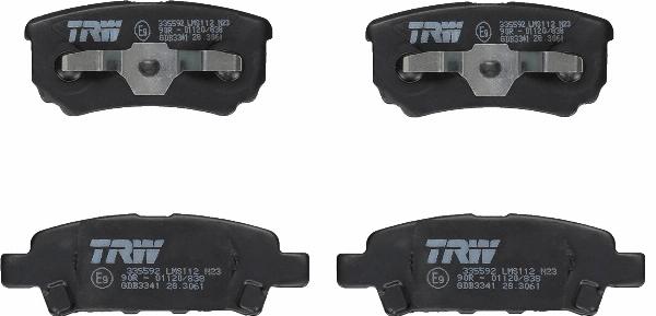 TRW GDB3341 - KLOCKI HAM. MITSUBISHI T. LANCER 03--OUTLANDER