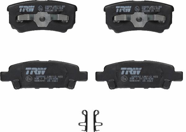 TRW GDB3341 - KLOCKI HAM. MITSUBISHI T. LANCER 03--OUTLANDER