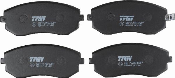TRW GDB3371 - KLOCKI HAM. SUBARU P. FORESTER-IMPREZA-LEGACY-OUTBACK 03-