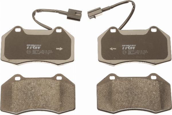 TRW GDB2045 - KLOCKI HAM. ALFA P. MITO 1.4 08-