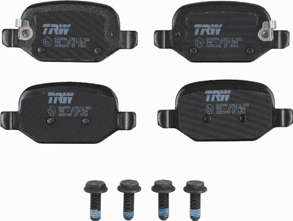 TRW GDB2002 - KLOCKI HAM. FIAT T. 500L 12-