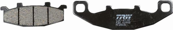 TRW MCB569 - KLOCKI HAM. MOTO. ORGANIC KAWASAKI ZX-10R 1000 NINJA 88-90 KAWASAKI KLR 650 89-94