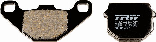 TRW MCB522 - KLOCKI HAM. MOTO. ORGANIC SUZUKI RM 80 86-88 KAWASAKI KMX 125 87-89