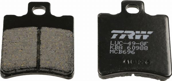 TRW MCB696 - KLOCKI HAM. MOTO. ORGANIC PEUGEOT 50 SPEEDAKE BREMBO 94-