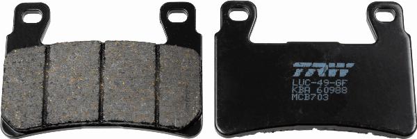 TRW MCB703 - KLOCKI HAM. MOTO. ORGANIC HYOSUNG GT 650 I NAKED 09-