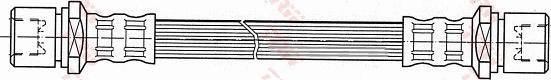 TRW PHA404 - PRZEWÓD HAM. ELAST. SUBARU T. LEGACY 2.0-3.0 98-09 LE-PR