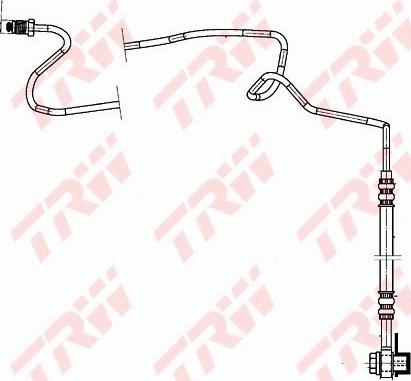 TRW PHD942 - PRZEWÓD HAM. ELAST. VW T. BORA-GOLF-NEW BEETLE 98- PR