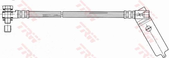 TRW PHD952 - PRZEWÓD HAM. ELAST. FORD P. TRANSIT-TOURNEO 1.8-2.0 TDCI 00-13 LE