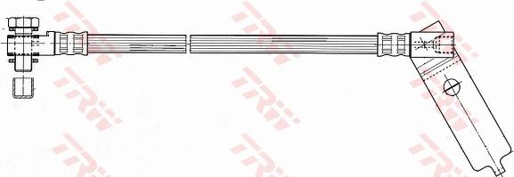 TRW PHD952 - PRZEWÓD HAM. ELAST. FORD P. TRANSIT-TOURNEO 1.8-2.0 TDCI 00-13 LE
