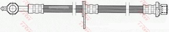 TRW PHD460 - Przewód hamulcowy