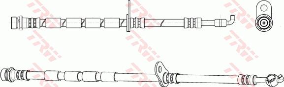 TRW PHD1145 - Przewód hamulcowy