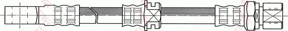 TRW PHD393 - Przewód hamulcowy