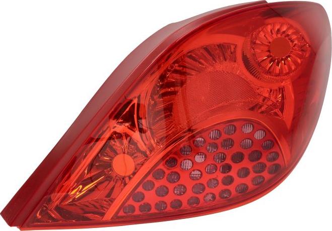 TYC 11-0997-01-2 - LAMPA TYL PEUGEOT 207 06-09 -P- TYC