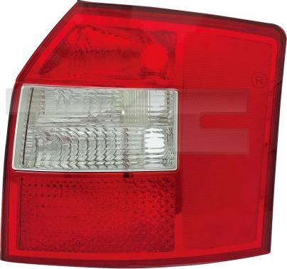 TYC 11-0353-01-2 - LAMPA TYL AUDI A4 01- -P- KOMBI TYC