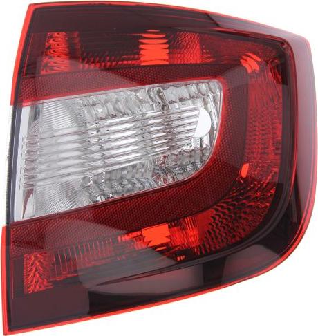 TYC 11-14277-11-2 - LAMPA TYL SKODA RAPID 12- -P-CIEMNY