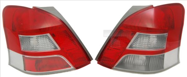 TYC 11-11473-11-2 - LAMPA TYL YARIS 09- -P-LED-BIALA-TYC