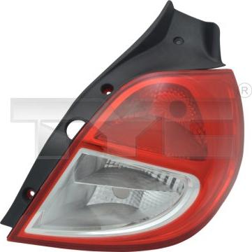 TYC 11-12041-01-2 - LAMPA TYL CLIO 09-12 -P- HB