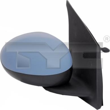 TYC 305-0116 - LUSTERKO ZEWN.CITROEN C1-PEUG.107 05- -L