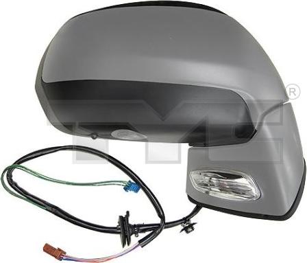 TYC 305-0124 - LUSTERKO ZEWN.CITROEN C4 PIC. 07- -L-EL