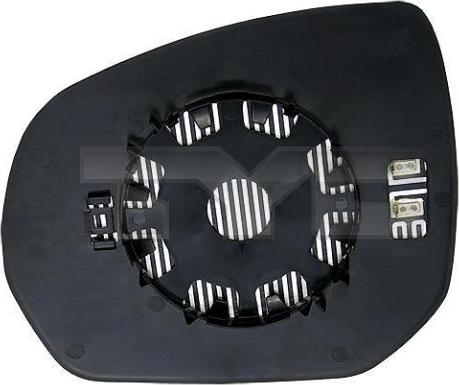 TYC 305-0123-1 - LUSTERKO ZEWN.WKLAD CITROEN C4 PIC.-P-PG