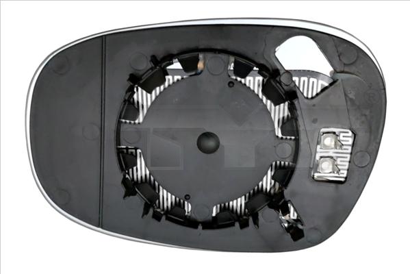 TYC 303-0109-1 - LUSTERKO ZEWN.WKLAD BMW 1 04- -P-PG-
