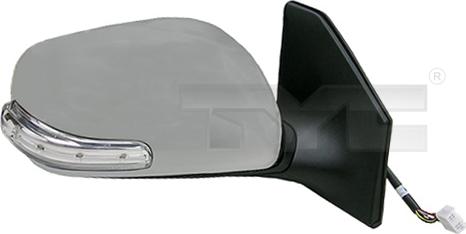 TYC 336-0078 - LUSTERKO ZEWN.AVENSIS 06-09 -L-EL.ASF.PO