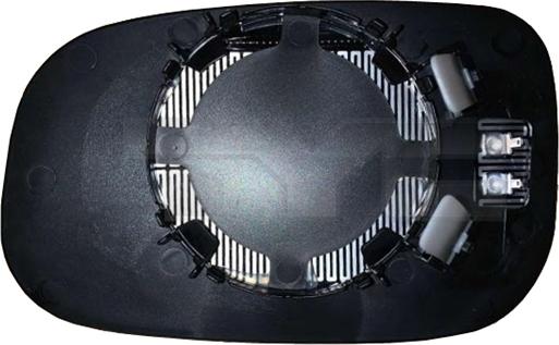 TYC 338-0042-1 - LUSTERKO ZEWN.VOLVO V70 2.5 99-07-L-