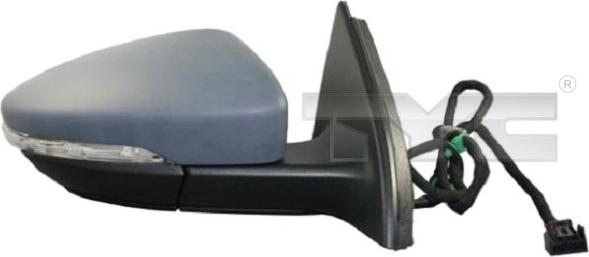 TYC 337-0220 - LUSTERKO ZEWN.PASSAT 10-14 -L-EL.MAL.ASF