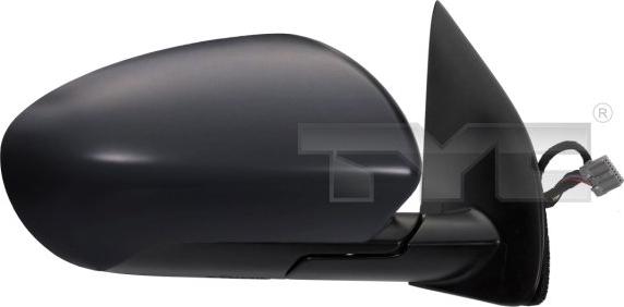 TYC 324-0030 - LUSTERKO ZEWN.QASHQAI 06- -L-EL-PG-SK-AS