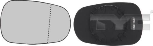 TYC 324-0026-1 - LUSTERKO ZEWN.WKLAD MICRA 03- -L=P-PG