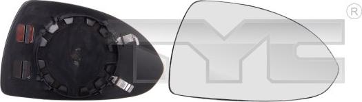 TYC 325-0092-1 - LUSTERKO ZEWN.WKLAD CORSA 06- -L-ASF