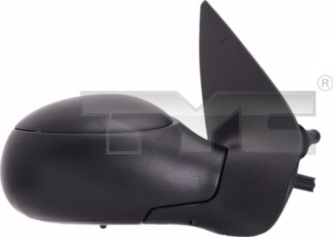 TYC 326-0014 - LUSTERKO ZEWN.PEUGEOT 206 98- -L-MAN-ASF