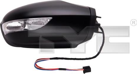 TYC 321-0094 - LUSTERKO ZEWN.DB A-CLASS W169 04-09 -L-