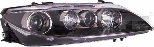 TYC 20-0976-05-2 - REFLEKTOR MAZDA 6 05-07 -L-EL-2H1-TYC