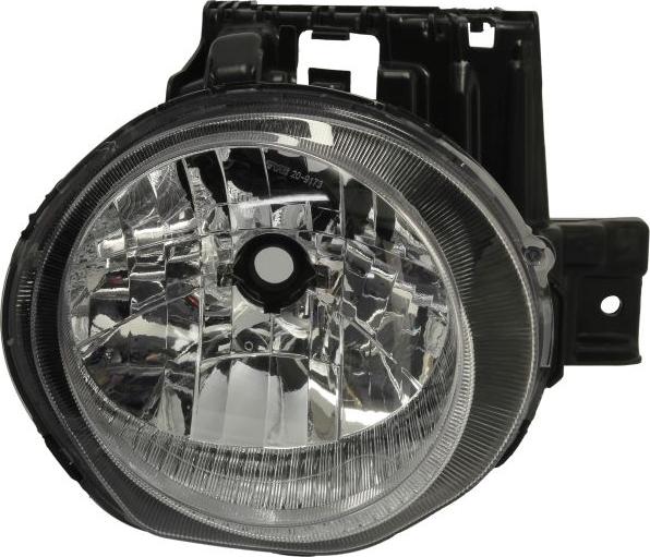 TYC 20-14131-15-2 - REFLEKTOR JUKE 10-14 -P-H4-B.SILN TYC