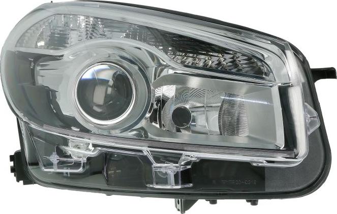 TYC 20-15787-06-2 - REFLEKTOR QASHQAI 10-13-P-SILN-D1S-H7-