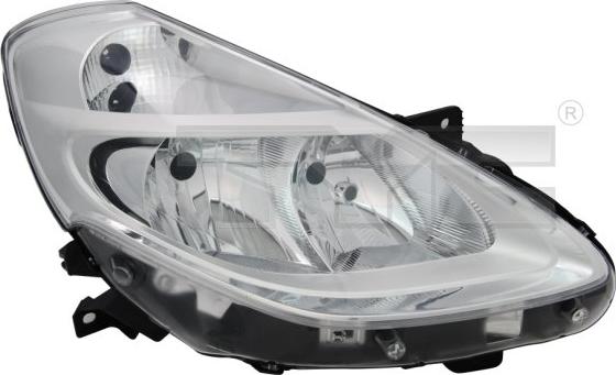 TYC 20-12049-15-2 - REFLEKTOR CLIO III 09- -P-2H7-SILN-TYC